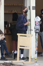 KAIA GERBER at Maru Coffee in Los Feliz 01/07/2023