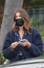 KAIA GERBER at Maru Coffee in Los Feliz 01/07/2023