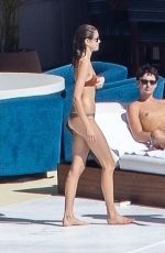 KAIA GERBER in Bikini at a Pool in Cabo San Lucas 01/04/2023