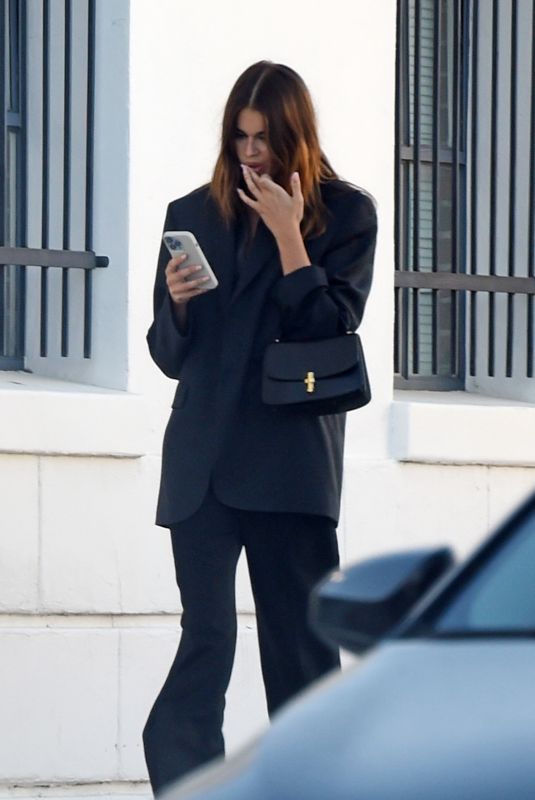 KAIA GERBER Leaves a Studio in Los Angeles 01/23/2023