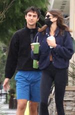 KAIA GERBER Out with a Friend in Los Feliz 01/10/2023