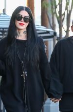 KAT VON D and Rafael Reyes Out for Lunch in Los Angeles 01/27/2023
