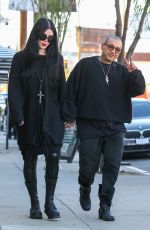 KAT VON D and Rafael Reyes Out for Lunch in Los Angeles 01/27/2023