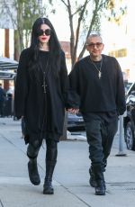 KAT VON D and Rafael Reyes Out for Lunch in Los Angeles 01/27/2023