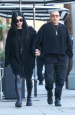 KAT VON D and Rafael Reyes Out for Lunch in Los Angeles 01/27/2023
