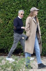 KATHARINE MCPHEE and David Foster Visit Their New Home Site in Brentwood 01/11/2023