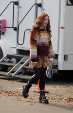 KATHRYN NEWTON at Ant Man and the Wasp Quantumania Set in Los Angeles 01/09/2023