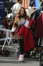 KATHRYN NEWTON at Ant Man and the Wasp Quantumania Set in Los Angeles 01/09/2023