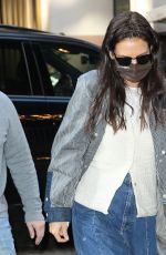 KATIE HOLMES Arrives at Rehearsal for her new play The Wanderers in New York 01/18/202