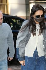KATIE HOLMES Arrives at Rehearsal for her new play The Wanderers in New York 01/18/202