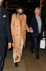 KATIE HOLMES Night Out with Her Mother in New York 01/17/2023