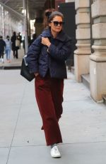 KATIE HOLMES Out in New York 01/04/2023