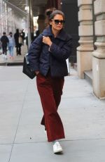 KATIE HOLMES Out in New York 01/04/2023