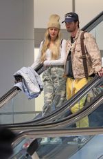 KELSEA BALLERINI and Chase Stokes at LAX Airport in Los Angeles 01/29/2023