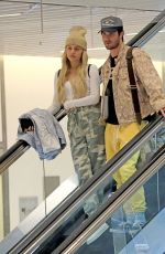 KELSEA BALLERINI and Chase Stokes at LAX Airport in Los Angeles 01/29/2023