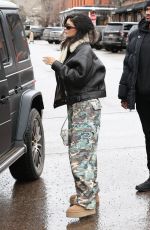 KENDALL and KYLIE JENNER, HAILEY BIEBER and ANASTASIA KARANIKOLAOU Out for New Year
