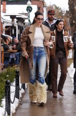 KENDALL and KYLIE JENNER, HAILEY BIEBER and ANASTASIA KARANIKOLAOU Out for New Year