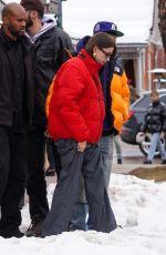 KENDALL and KYLIE JENNER, HAILEY BIEBER and ANASTASIA KARANIKOLAOU Out for New Year