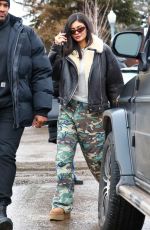 KENDALL and KYLIE JENNER, HAILEY BIEBER and ANASTASIA KARANIKOLAOU Out for New Year
