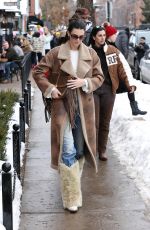 KENDALL and KYLIE JENNER, HAILEY BIEBER and ANASTASIA KARANIKOLAOU Out for New Year