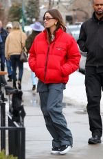 KENDALL and KYLIE JENNER, HAILEY BIEBER and ANASTASIA KARANIKOLAOU Out for New Year