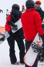 KENDALL and KYLIE JENNER Join Friends for a Fun Fay of Dnowboarding in Aspen 12/31/2022