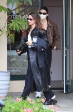 KENDALL JENNER and HAILEY BIEBER Leaves Workout in West Hollywood 01/03/2023