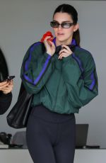 KENDALL JENNER Arrives at Hot Pilates Class in West Hollywood 01/05/2023
