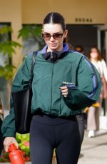 KENDALL JENNER Arrives at Hot Pilates Class in West Hollywood 01/05/2023