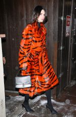 KENDALL JENNER Arrives for Dinner in Aspen on New Years Eve 12/31/2022