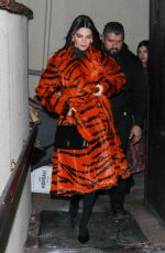 KENDALL JENNER Arrives for Dinner in Aspen on New Years Eve 12/31/2022