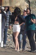 KENDALL JENNER at a Photoshoot on the Beach in Malibu 01/28/2023