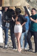 KENDALL JENNER at a Photoshoot on the Beach in Malibu 01/28/2023