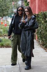 KENDALL JENNER, HAILEY BIEBER and LAUREN PEREZ Out in West Hollywood 01/03/2023