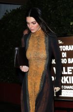 KENDALL JENNER Leaves Giorgio Baldi in Santa Monica 01/04/2023