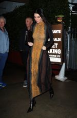 KENDALL JENNER Leaves Giorgio Baldi in Santa Monica 01/04/2023