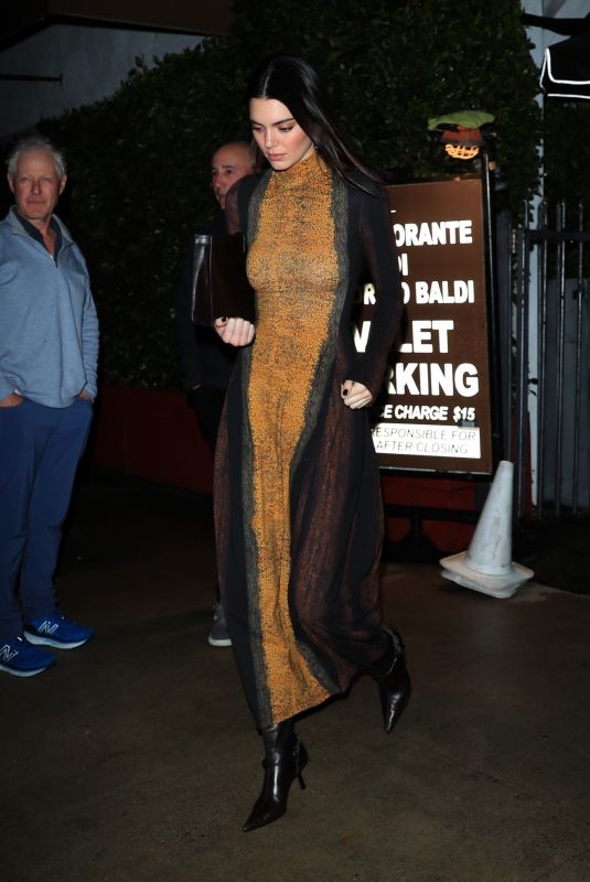 KENDALL JENNER Leaves Giorgio Baldi in Santa Monica 01/04/2023