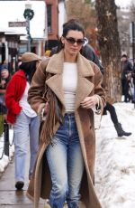 KENDALL JENNER Leaves The White House Restaurant in Aspen 01/01/2023