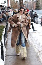 KENDALL JENNER Leaves The White House Restaurant in Aspen 01/01/2023