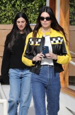 KENDALL JENNER Out Shopping with Friends in West Hollywood 01/07/2023