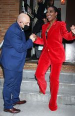 KENYA MOORE Arrives at Tamron Hall in New York 01/05/2023