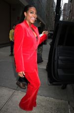 KENYA MOORE Arrives at Tamron Hall in New York 01/05/2023