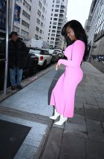KENYA MOORE Leaves FOX Studios in New York 01/03/2023