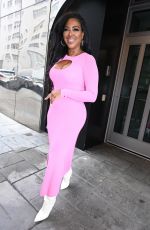 KENYA MOORE Leaves FOX Studios in New York 01/03/2023