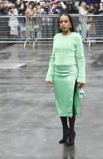 KERRY WASHINGTON Arrives at Fendi Fashion Show at PFW in Paris 01/26/2023
