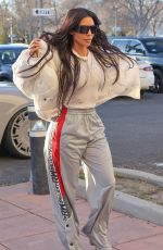 KIM KARDASHIAN Arrives at Her Son