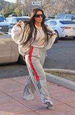 KIM KARDASHIAN Arrives at Her Son