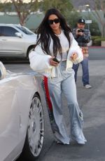 KIM KARDASHIAN Arrives at Her Son