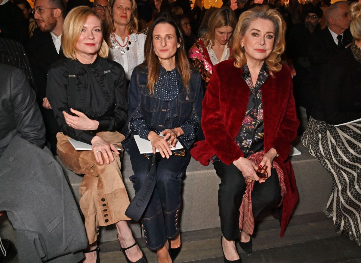 KIRSTEN DUNST at Christian Dior Show at Paris Fashion Week 01/23/2023 ...