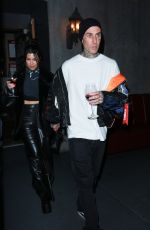 KOURTNEY KARDASHIAN and Travis Barker on a double date night with ADDISON RAE and Omer Fedi in Los Angeles 01/19/2023